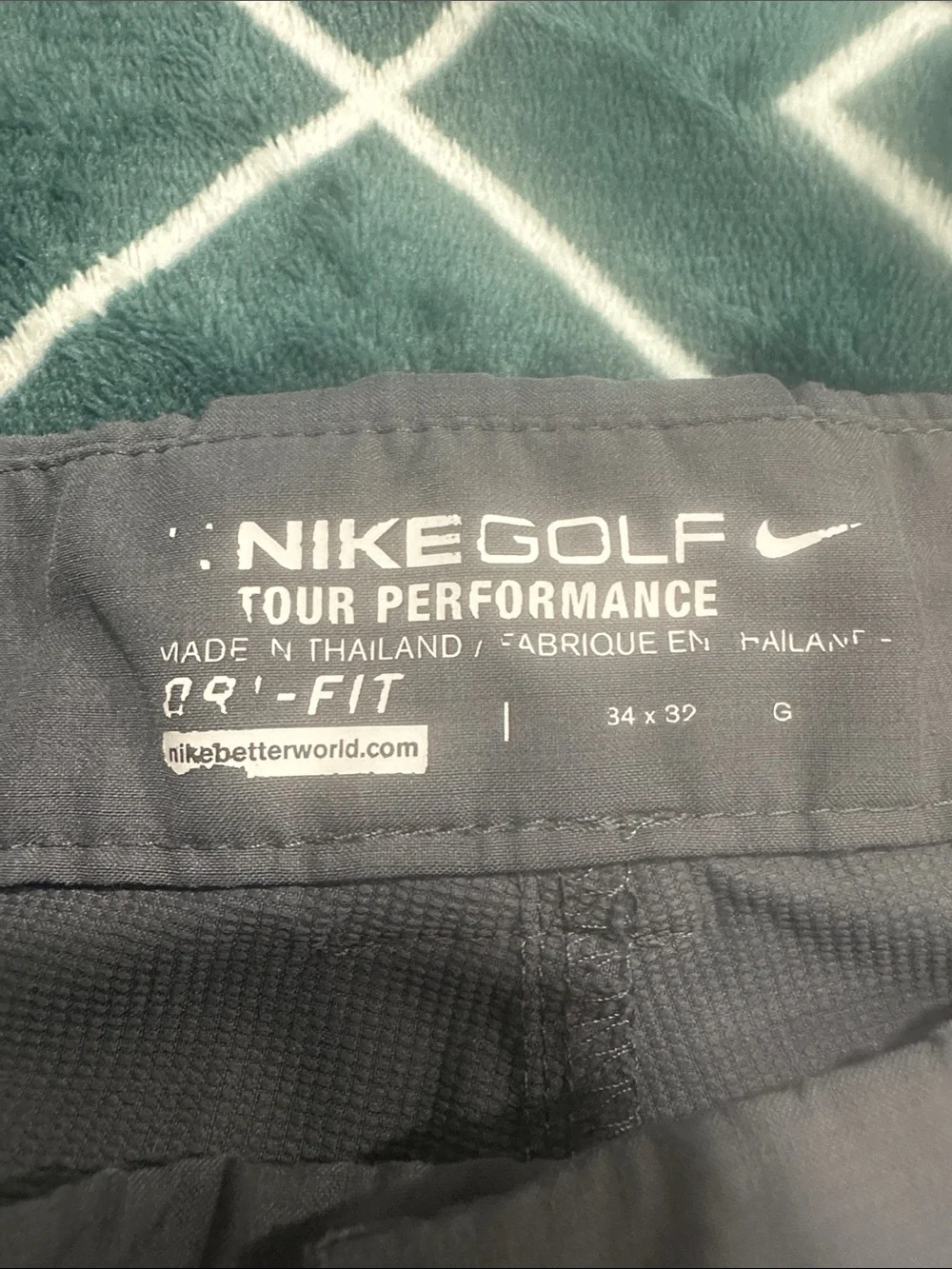 Nike Tour Performance Men's Gray Straight-Leg Performance Pants